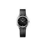 Calvin Klein Skirt Black Dial Black Leather Strap Watch for Women - K2U231CS Authentic Buy Shop Now