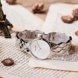 Calvin Klein Snake Silver Dial Silver Steel Strap Watch For Women - K6E23146 Authentic Buy Shop Now