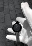 Calvin Klein Chic Black Dial Black Leather Strap Watch for Women - K7N23CB1 Authentic Buy Shop Now