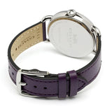 Coach Delancey White Dial Purple Leather Strap Watch for Women - 14502886 Authentic Buy Shop Now