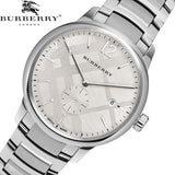 Burberry The Classic Silver Dial Silver Steel Strap Watch for Men - BU10004 Authentic Buy Shop Now