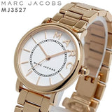 Marc Jacobs Roxy White Dial Rose Gold Steel Strap Watch for Women - MJ3527 Authentic Buy Shop Now