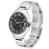 Cartier Ballon Bleu de Cartier Black Dial Silver Steel Strap Watch for Men - W6920042 Authentic Buy Shop Now