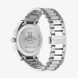 Gucci G Timeless Black Dial Silver Steel Strap Watch For Women - YA1264029 Authentic Buy Shop Now
