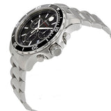 Movado Series 800 Chronograph Black Dial Silver Steel Strap Watch For Men - 2600142 Authentic Buy Shop Now