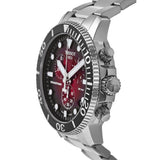 Tissot Seastar 1000 Chronograph Red Dial Silver Steel Strap Watch For Men - T120.417.11.421.00 Authentic Buy Shop Now