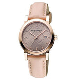 Burberry The City Diamonds Beige Dial Beige Leather Strap Watch for Women - BU9131 Authentic Buy Shop Now