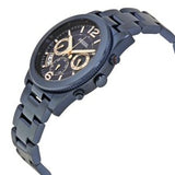 Fossil Perfect Boyfriend Multifunction Blue Dial Blue Steel Strap Watch for Women - ES4093 Authentic Buy Shop Now