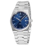 Tissot T Classic PRX Blue Dial Silver Steel Strap Watch For Men - T137.410.11.041.00 Authentic Buy Shop Now