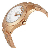 Marc Jacobs Rivera White Dial Rose Gold Steel Strap Watch for Women - MBM3135 Authentic Buy Shop Now