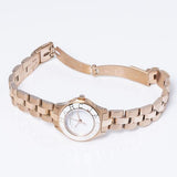 Marc Jacobs Blade White Dial Rose Gold Steel Strap Watch for Women - MBM3076 Authentic Buy Shop Now