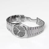 Tissot PRX Quartz Black Dial Silver Steel Strap Watch For Men - T137.410.11.051.00 Authentic Buy Shop Now