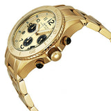 Marc Jacobs Rock Metal Chronograph Gold Dial Gold Steel Strap Watch for Men - MBM3158 Authentic Buy Shop Now