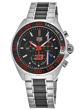 Tag Heuer Formula 1 Max Verstappen Limited Edition Grey Dial Two Tone Steel Strap Watch for Men - CAZ101U.BA0843 Authentic Buy Shop Now