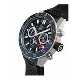 Tag Heuer Carrera Automatic Chronograph Steel & Ceramic Black Dial Black Rubber Strap Watch for Men - CBG2A1Z.FT6157 Authentic Buy Shop Now