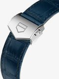 Tag Heuer Monaco Automatic Chronograph Blue Dial Blue Leather Strap Watch for Men - CBL2111.FC6453 Authentic Buy Shop Now