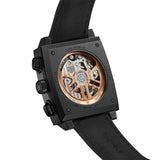 Tag Heuer Monaco Automatic Chronograph Black Dial Black Leather Strap Watch for Men - CBL2180.FC6497 Authentic Buy Shop Now
