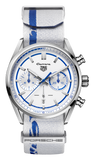 Tag Heuer Carrera Porsche RS 2.7 Automatic Chronograph White Dial White Nylon Strap Watch for Men - CBN2016.EB0275 Authentic Buy Shop Now