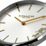 Coach Perry White Dial Beige Leather Strap Watch for Women - 14503157 Authentic Buy Shop Now