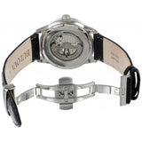 Bulova BVA Classic Automatic Silver Dial Black Leather Strap Watch for Men - 96A135 Authentic Buy Shop Now