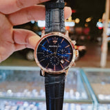 Maserati Epoca Blue Dial Leather Blue Strap Watch For Men - R8871618007 Authentic Buy Shop Now