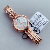 Tissot T Lady Flamingo Mother of Pearl Dial Rose Gold Steel Strap Watch For Women - T094.210.33.111.01 Authentic Buy Shop Now