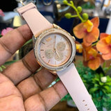 Michael Kors Quartz Pink Dial Pink Silicone Strap Watch For Women - MK6946 Authentic Buy Shop Now
