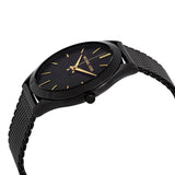 Michael Kors Slim Runway Black Dial Black Mesh Strap Watch for Women - MK8607 Authentic Buy Shop Now