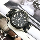 Guess Oasis Black Dial Black Rubber Strap Watch for Men - W0366G1 Authentic Buy Shop Now