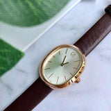 Calvin Klein Incentive White Dial Brown Leather Strap Watch for Women - K3P236G6 Authentic Buy Shop Now