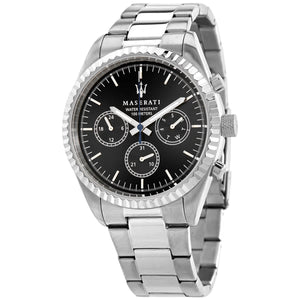 Maserati Competizione Chronograph Quartz Black Dial Watch For Men - R8853100023 Authentic Buy Shop Now