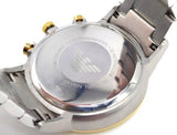 Emporio Armani Renato Chronograph Quartz Silver Dial Two Tone Steel Strap Watch For Men - AR11076 Authentic Buy Shop Now