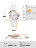 Fossil FB-01 Analog White Dial White Ceramic Strap Watch for Women - CE1107 Authentic Buy Shop Now