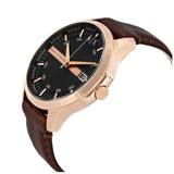 Armani Exchange Hampton Chronograph Blue Dial Brown Leather Strap Watch For Men - AX2172 Authentic Buy Shop Now