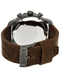 Fossil Nate Chronograph Grey Dial Brown Leather Strap Watch for Men - JR1424 Authentic Buy Shop Now