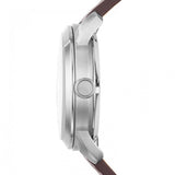 Fossil Pilot 54 Automatic Black Dial Brown Leather Strap Watch for Men - ME3118 Authentic Buy Shop Now