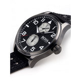Hugo Boss Aeroliner Maxx Quartz Black Dial Black Nylon Strap Watch For Men - HB1513086 Authentic Buy Shop Now