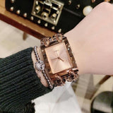 Guess Mod Heavy Metal Rose Gold Dial Rose Gold Steel Strap Watch For Women - W1117L3 Authentic Buy Shop Now
