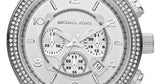 Michael Kors Runway Chronograph Quartz Silver Dial Silver Steel Strap Watch For Women - MK5574 Authentic Buy Shop Now