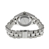 Marc Jacobs Henry Transparent Silver Dial Silver Steel Strap Watch for Women - MBM3337 Authentic Buy Shop Now