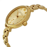 Marc Jacobs Sally Champagne Gold Dial Gold Steel Strap Watch for Women - MBM3363 Authentic Buy Shop Now