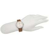 Coach Slim Easton White Dial Brown Leather Strap Watch for Women - 14502682 Authentic Buy Shop Now