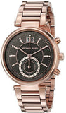 Michael Kors Sawyer Rose Gold Dial Rose Gold Steel Strap Watch for Women - MK6226 Authentic Buy Shop Now