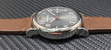 Emporio Armani Luigi Quartz Gray Dial Brown Leather Strap Watch For Men - AR11070 Authentic Buy Shop Now