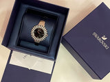 Swarovski Crystal Rose Black Dial Silver Steel Strap Watch for Women - 5484076 Authentic Buy Shop Now
