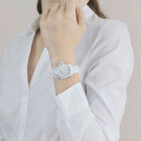 Chanel J12 Diamonds Ceramic White Dial White Steel Strap Watch for Women - J12 H1628 Authentic Buy Shop Now