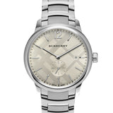Burberry The Classic Silver Dial Silver Steel Strap Watch for Men - BU10004 Authentic Buy Shop Now