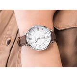 Fossil Jacqueline White Dial Brown Leather Strap Watch for Women - ES3708 Authentic Buy Shop Now