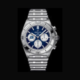 Breitling Chronomat B01 42 Six Nations Scotland Blue Dial Silver Steel Strap Watch for Men - AB0134A51C1A1 Authentic Buy Shop Now