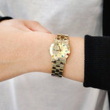 Marc Jacobs Amy Dexter Gold Dial Gold Steel Strap Watch for Women - MBM3218 Authentic Buy Shop Now